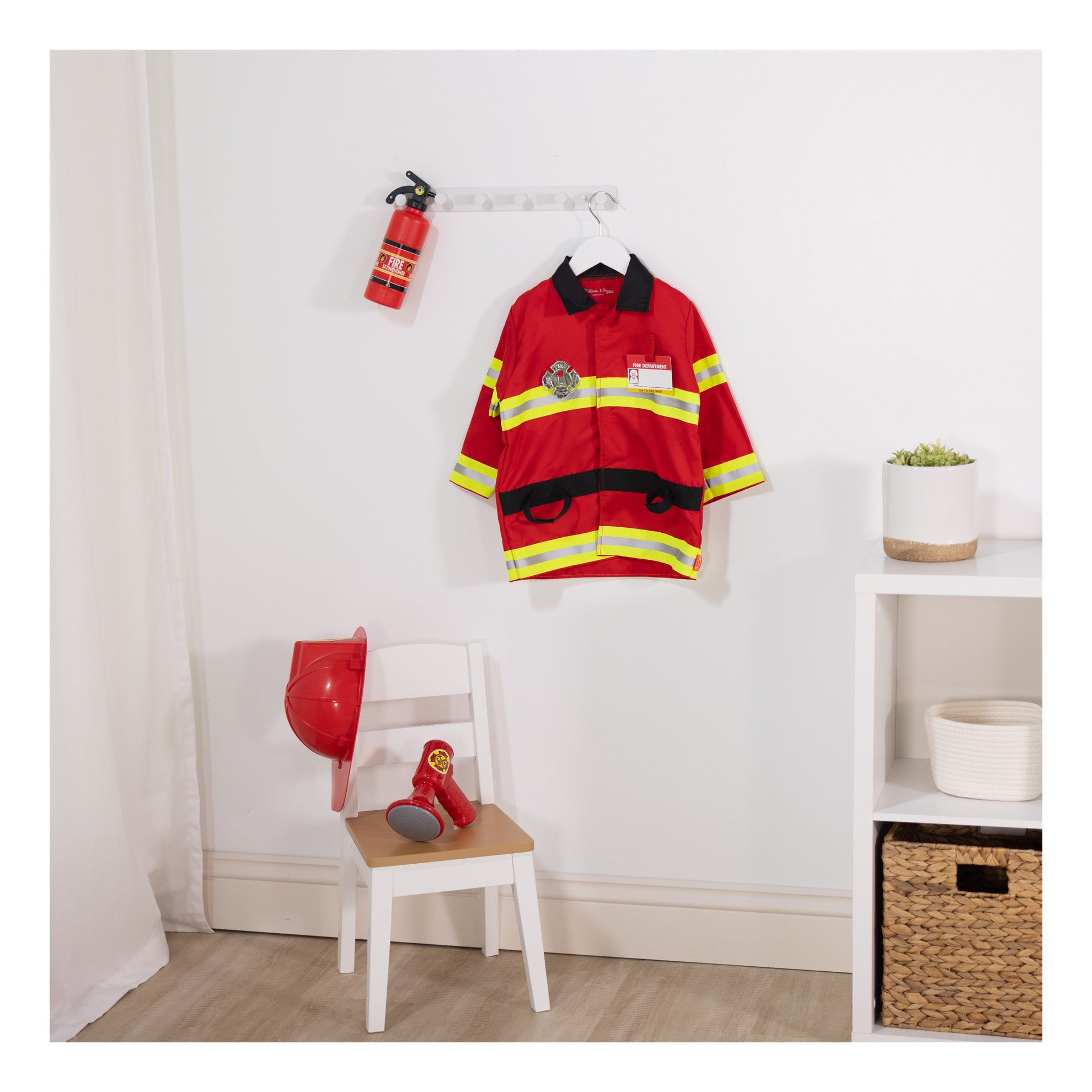 Melissa & Doug Fire Chief Role Play Costume Set