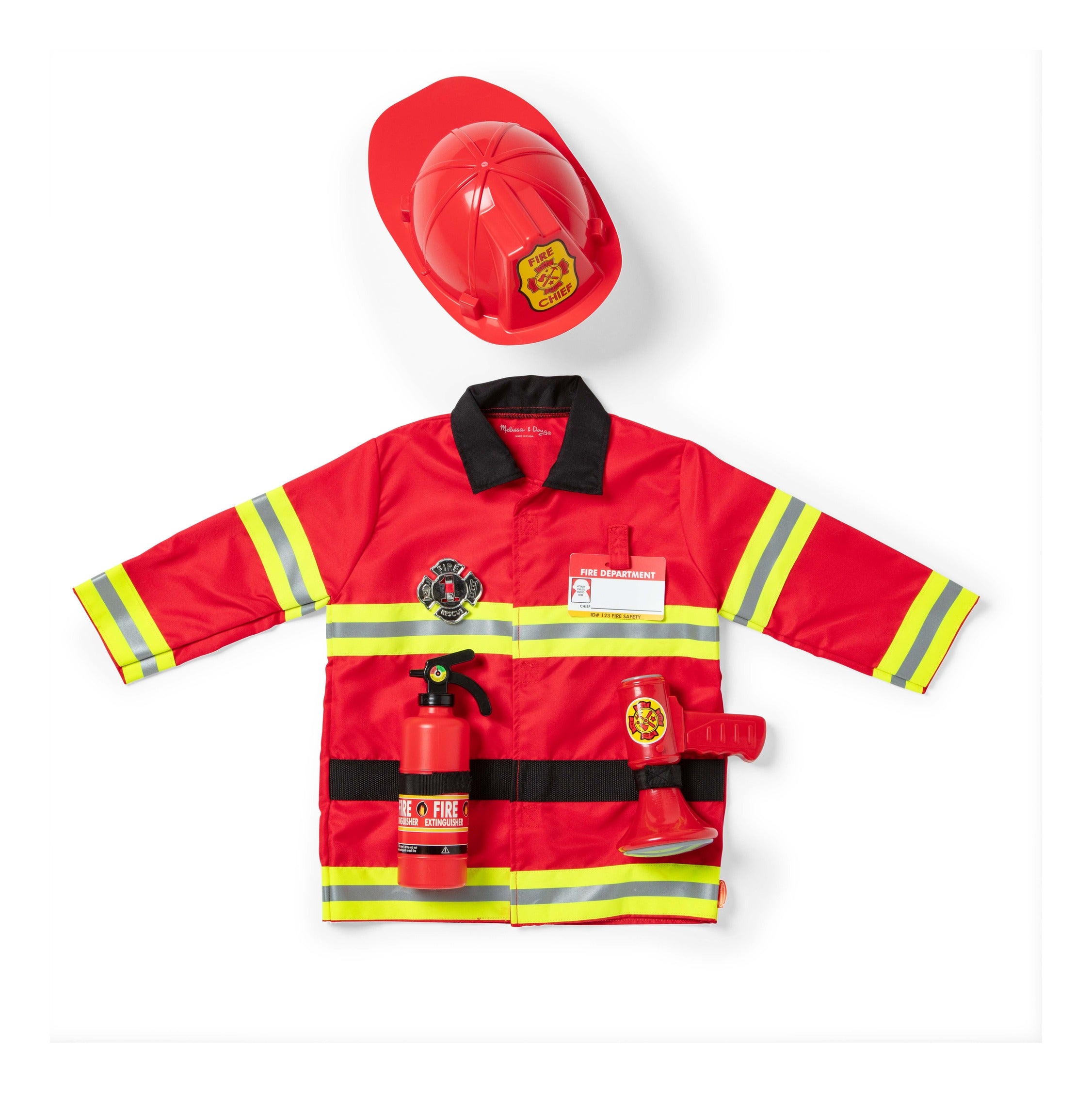 Melissa & Doug Fire Chief Role Play Costume Set