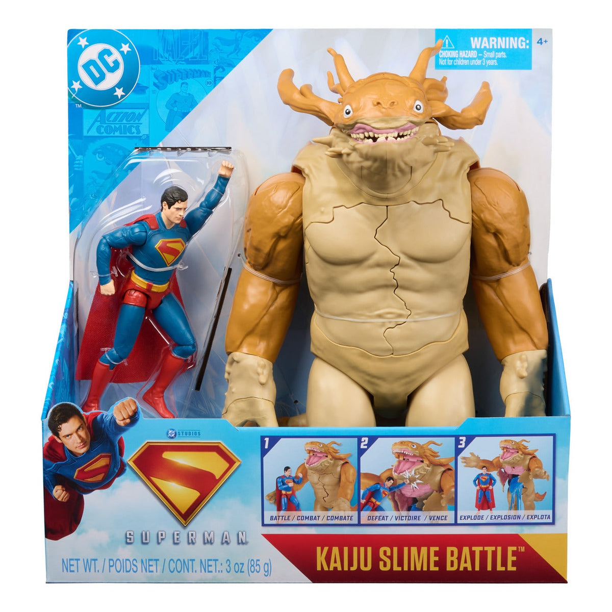 DC Comics Superman vs Kaiju Slime Battle Pack