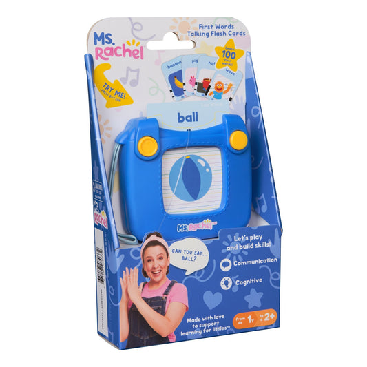 Ms. Rachel First Words Talking Flash Cards with Electronic Reader