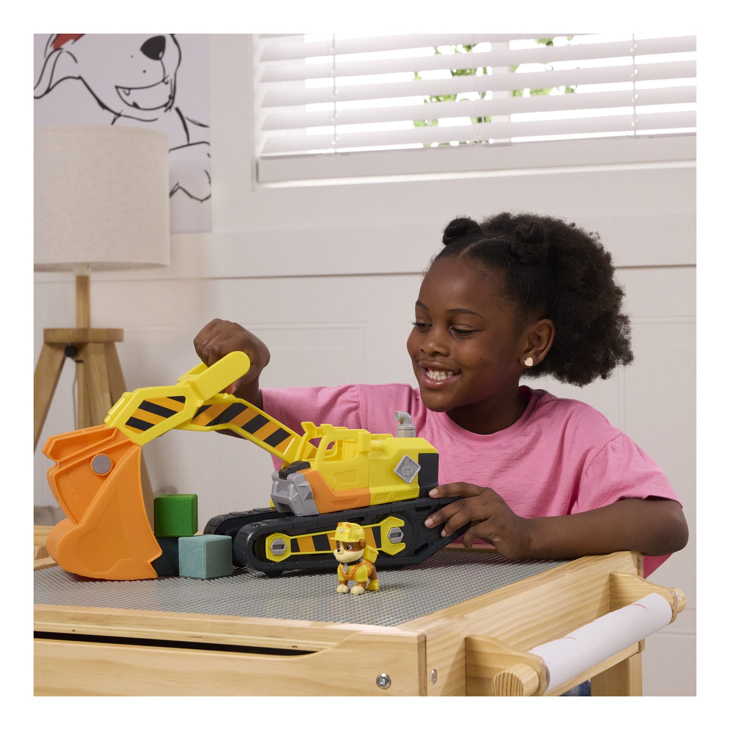Rubble & Crew Rubble’s Ultimate Tool Bulldozer Vehicle with Figure