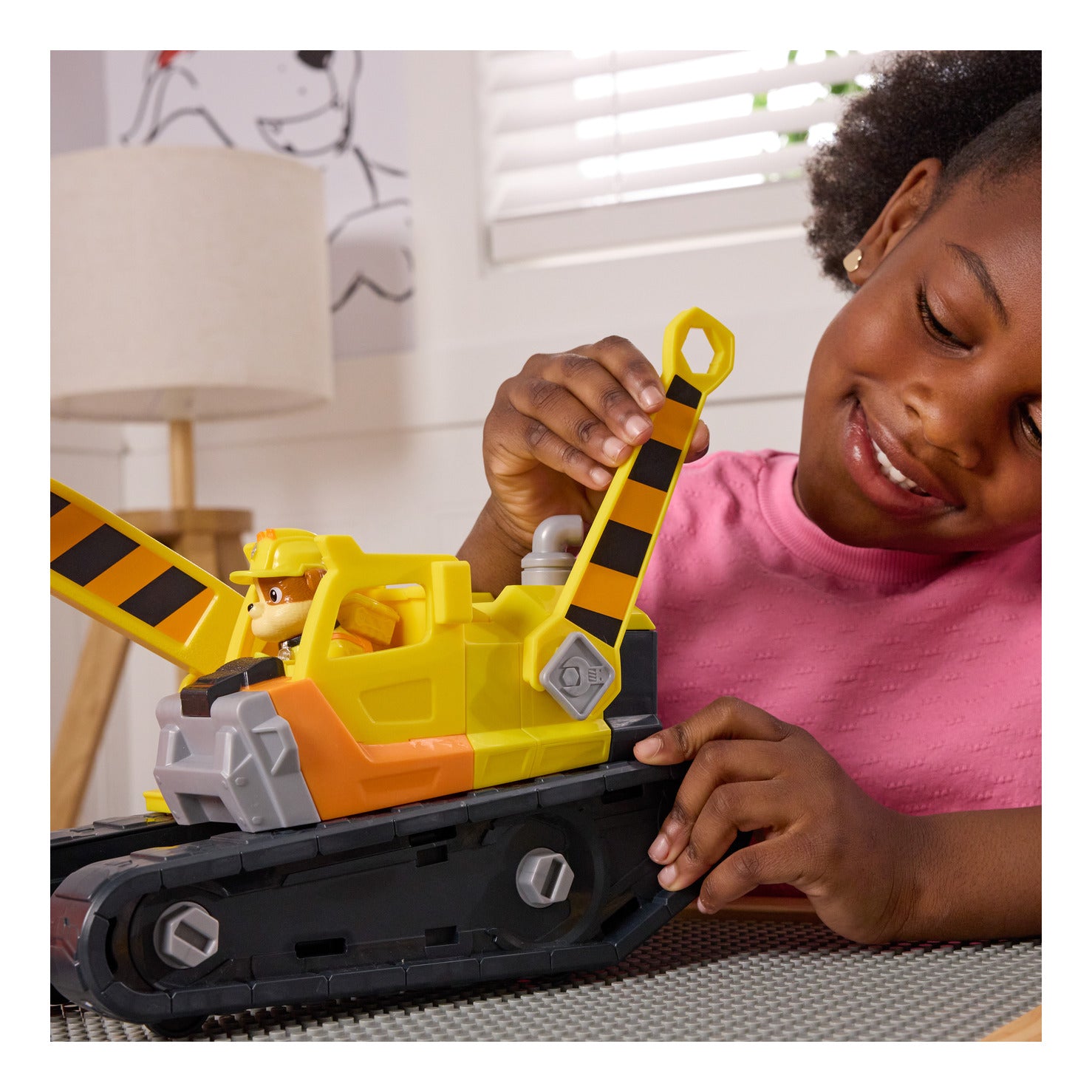 Rubble & Crew Rubble’s Ultimate Tool Bulldozer Vehicle with Figure