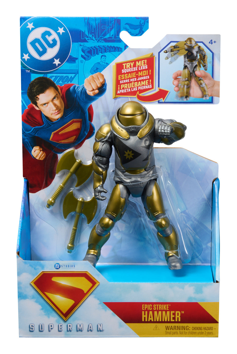 Spin Master Superman Hammer of Boravia 6-Inch Battle Attack Figure