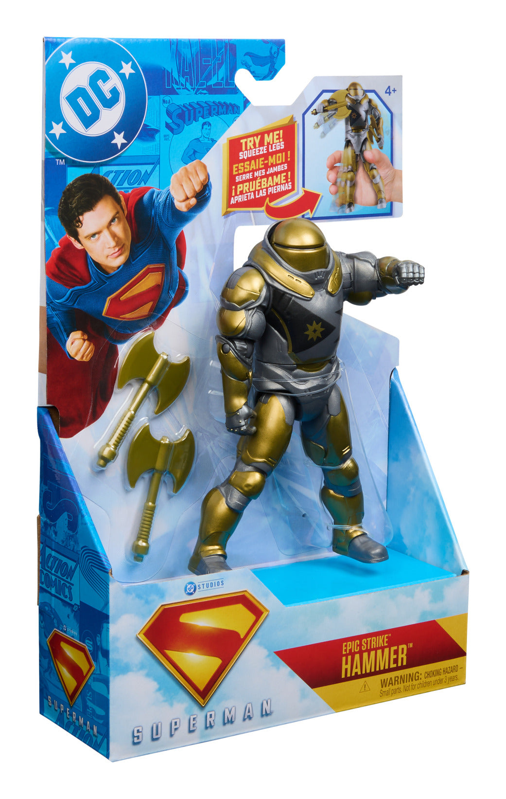 Spin Master Superman Hammer of Boravia 6-Inch Battle Attack Figure