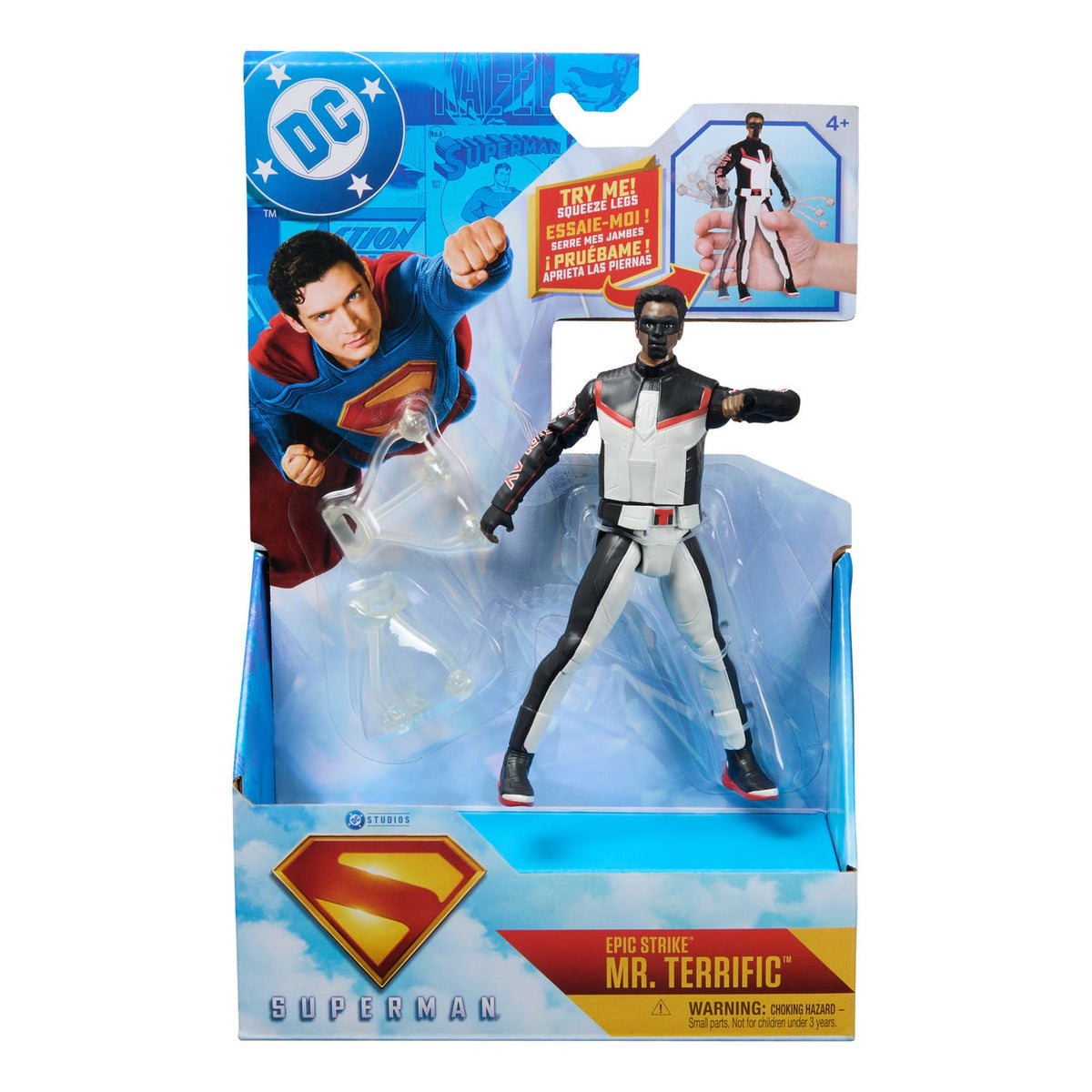 DC Comics Superman Mr Terrific 6-Inch Epic Strike Action Figure