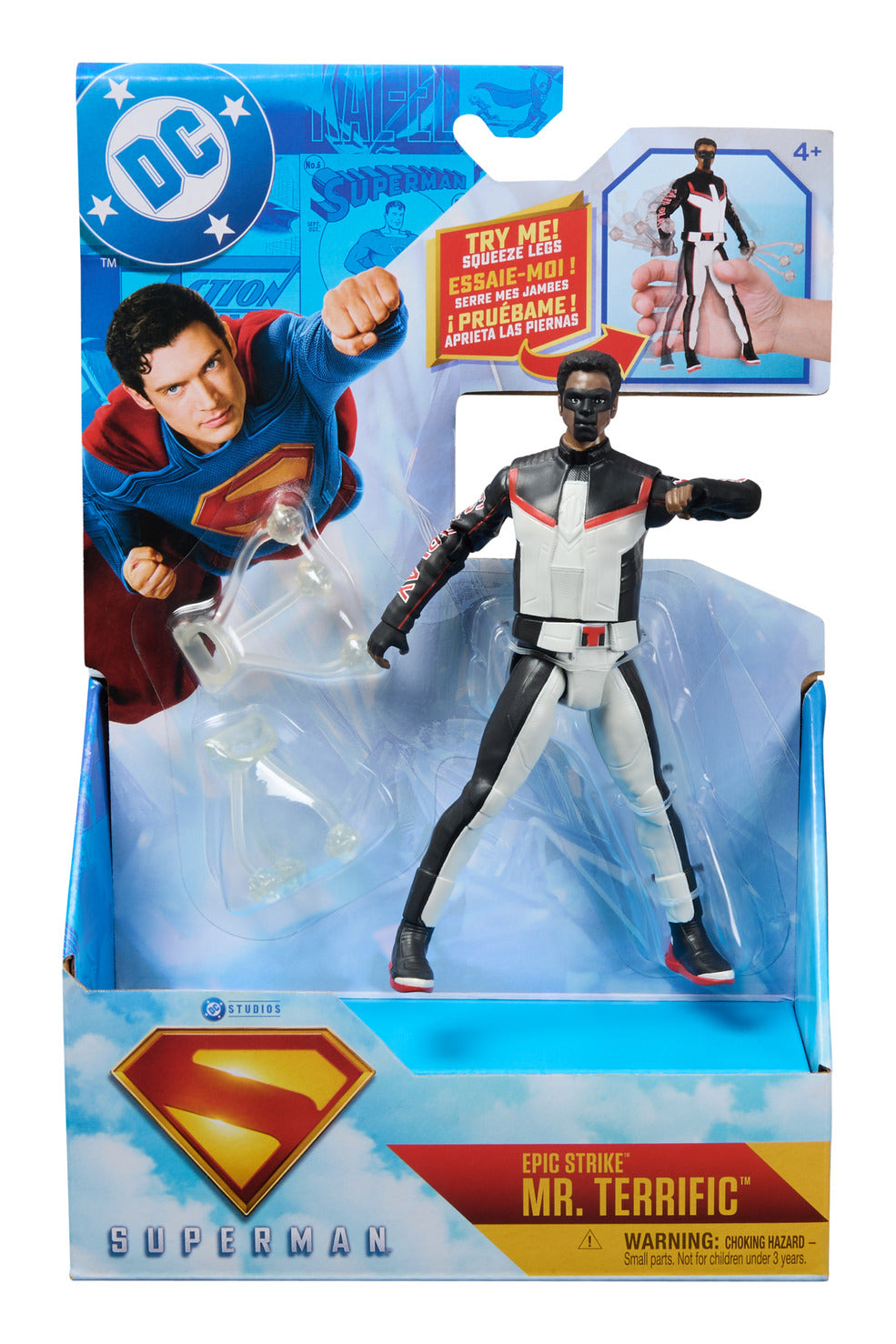 DC Comics Superman Mr Terrific 6-Inch Epic Strike Action Figure
