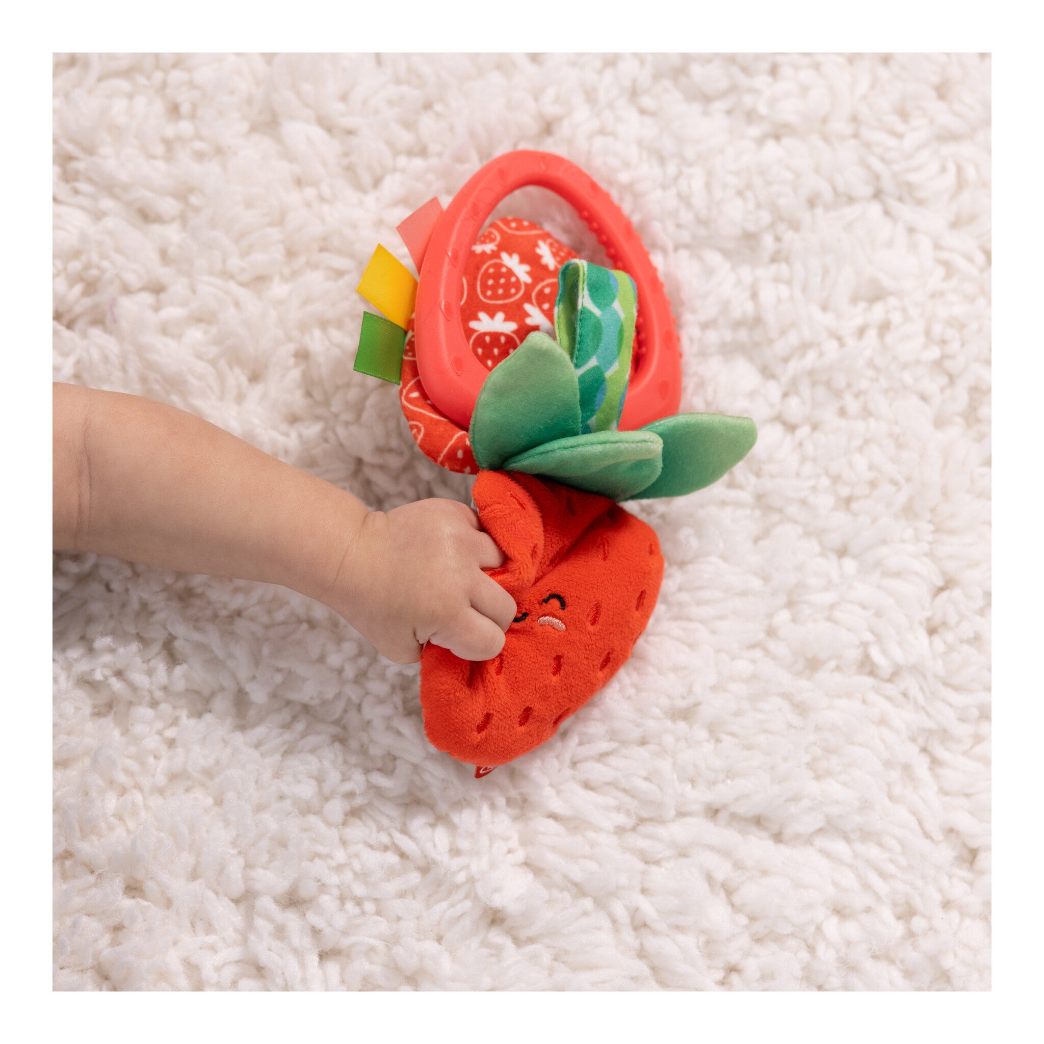 Melissa & Doug Peek-a-Boo Berry Strawberry Take-Along Toy