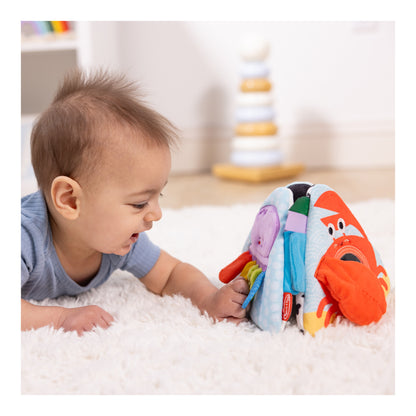 Melissa & Doug Ocean Tummy Time Triangle Baby Toy