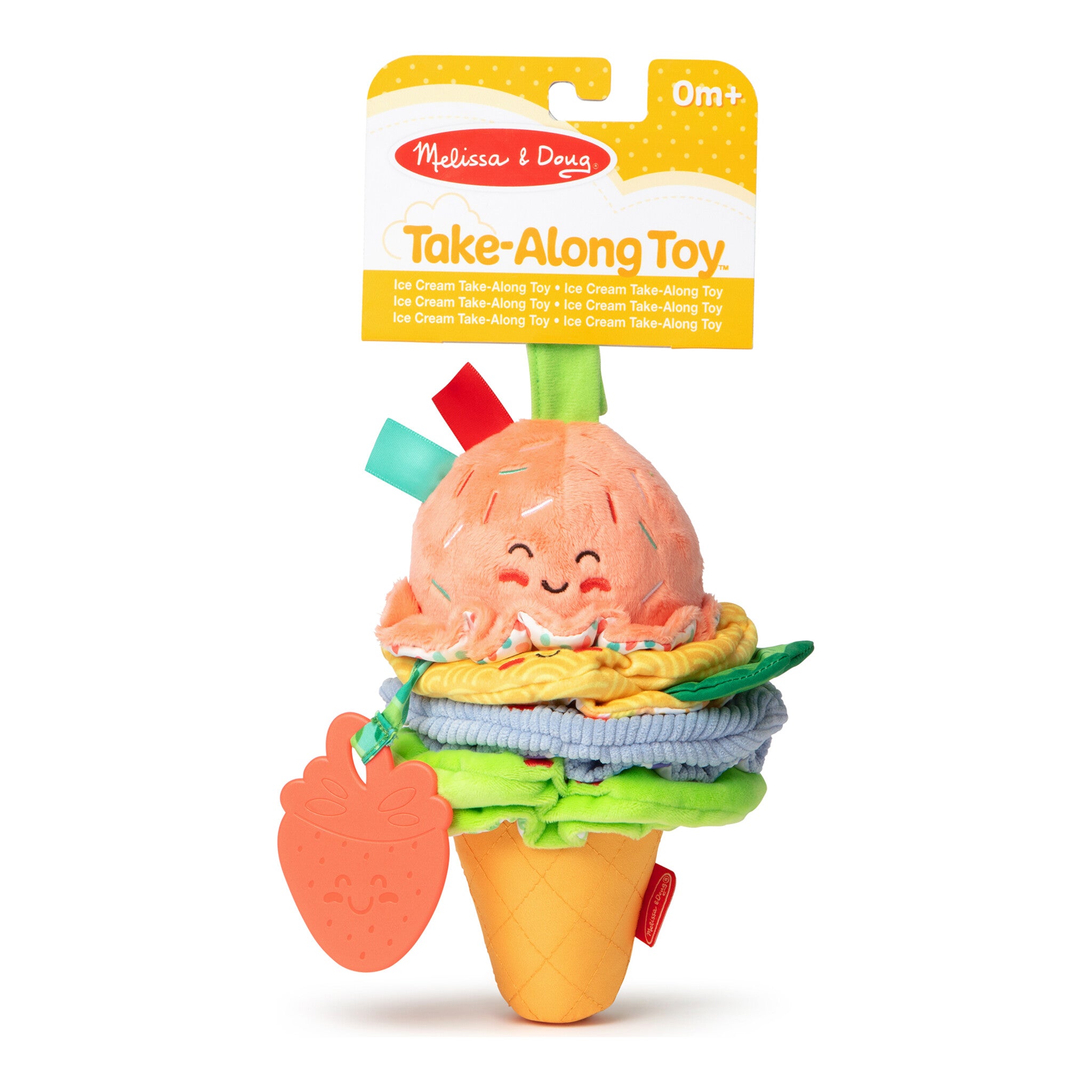 Melissa & Doug Ice Cream Take-Along Pull Toy