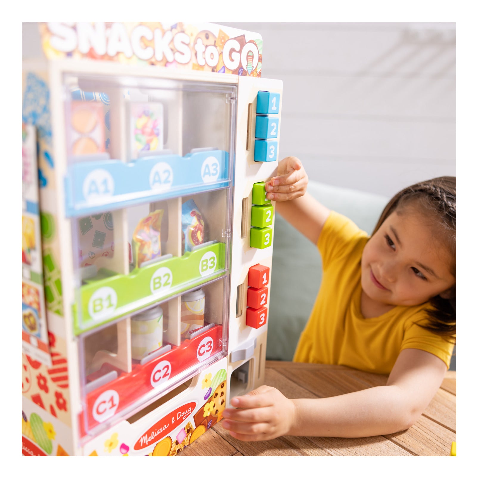 Melissa & Doug Sort, Stock, Select Wooden Vending Machine Play Set