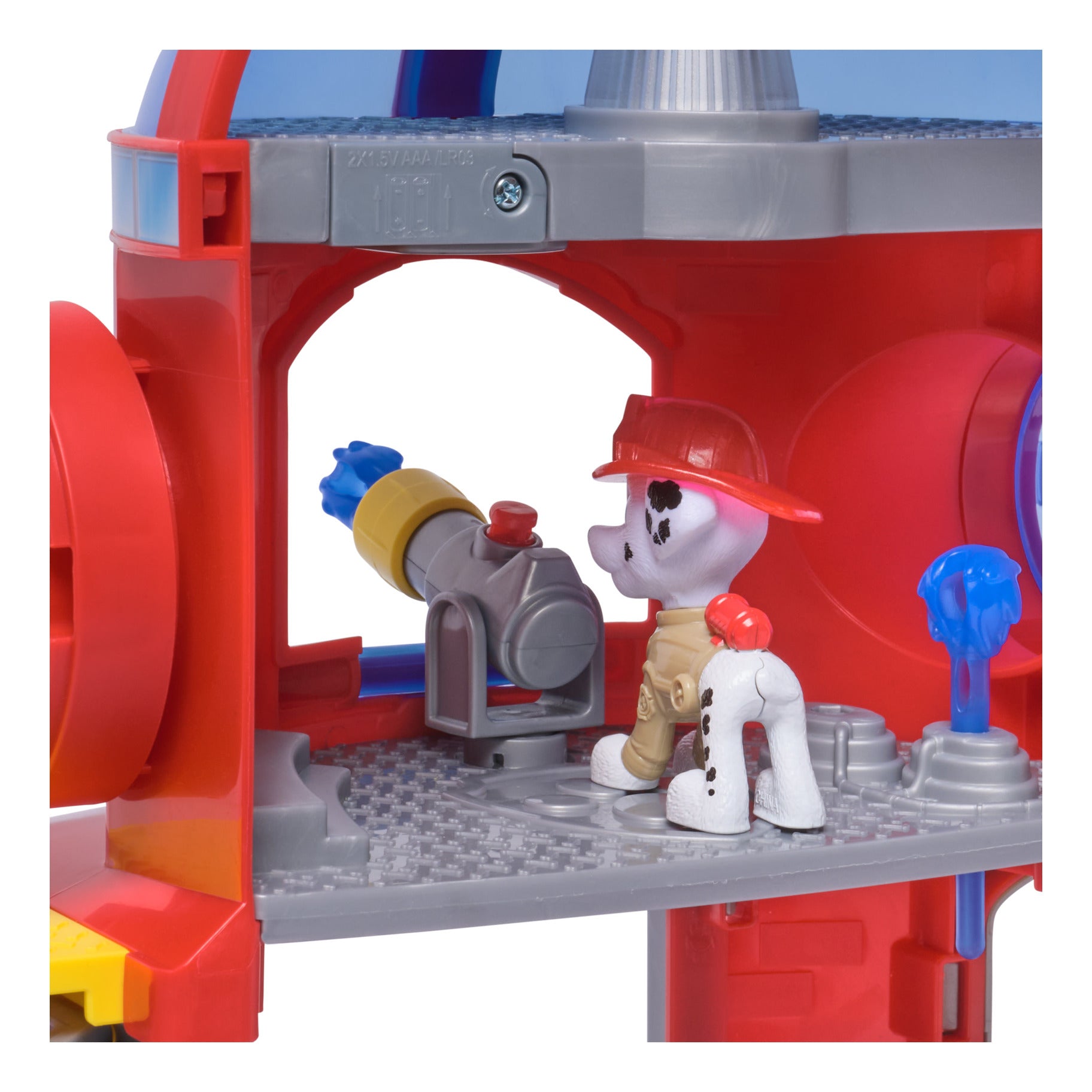 PAW Patrol Fire Rescue Fire Station Playset with Marshall