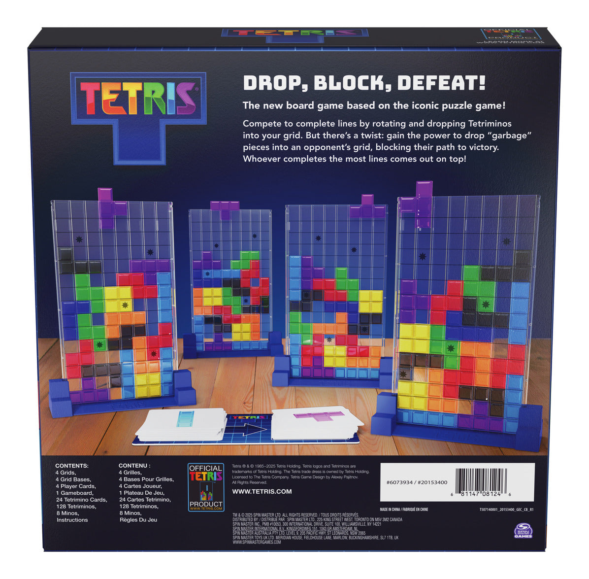 Spin Master Family Games Tetris Attack Challenge Game
