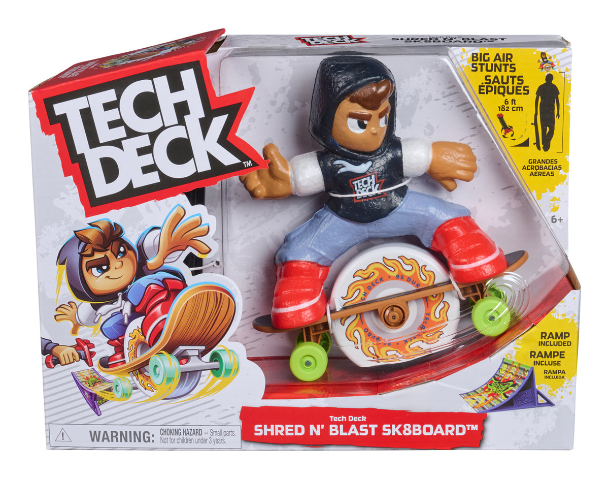 Tech Deck – Shred N Blast Skateboard Playset