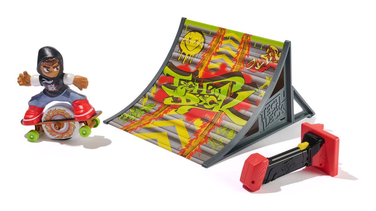Tech Deck – Shred N Blast Skateboard Playset