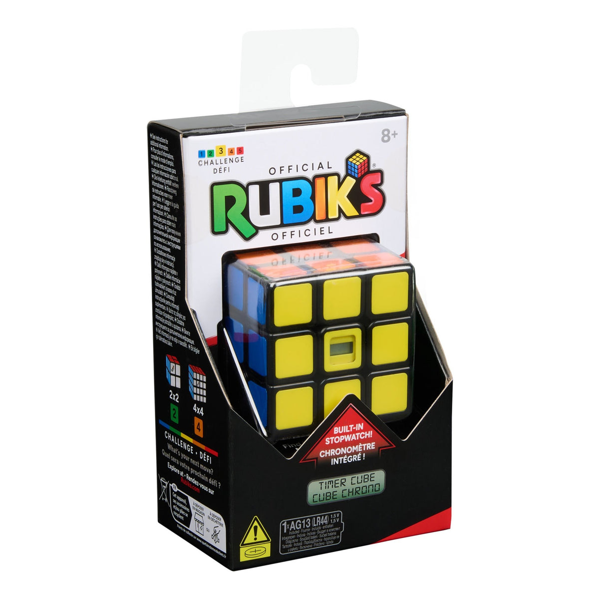 Rubik's Timer Cube 3x3 with Built-In Stopwatch