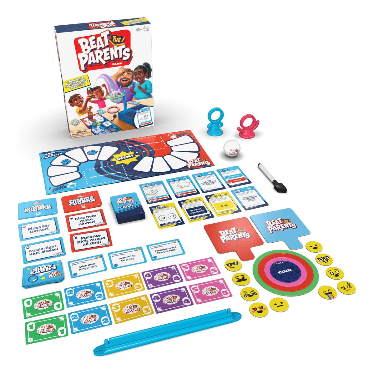 Spin Master Beat the Parents Refresh Family Board Game