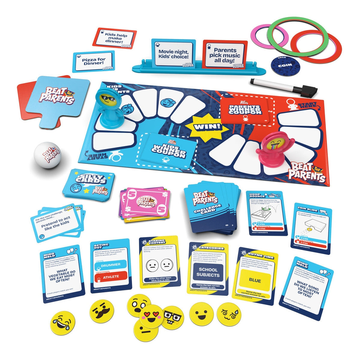 Spin Master Beat the Parents Refresh Family Board Game