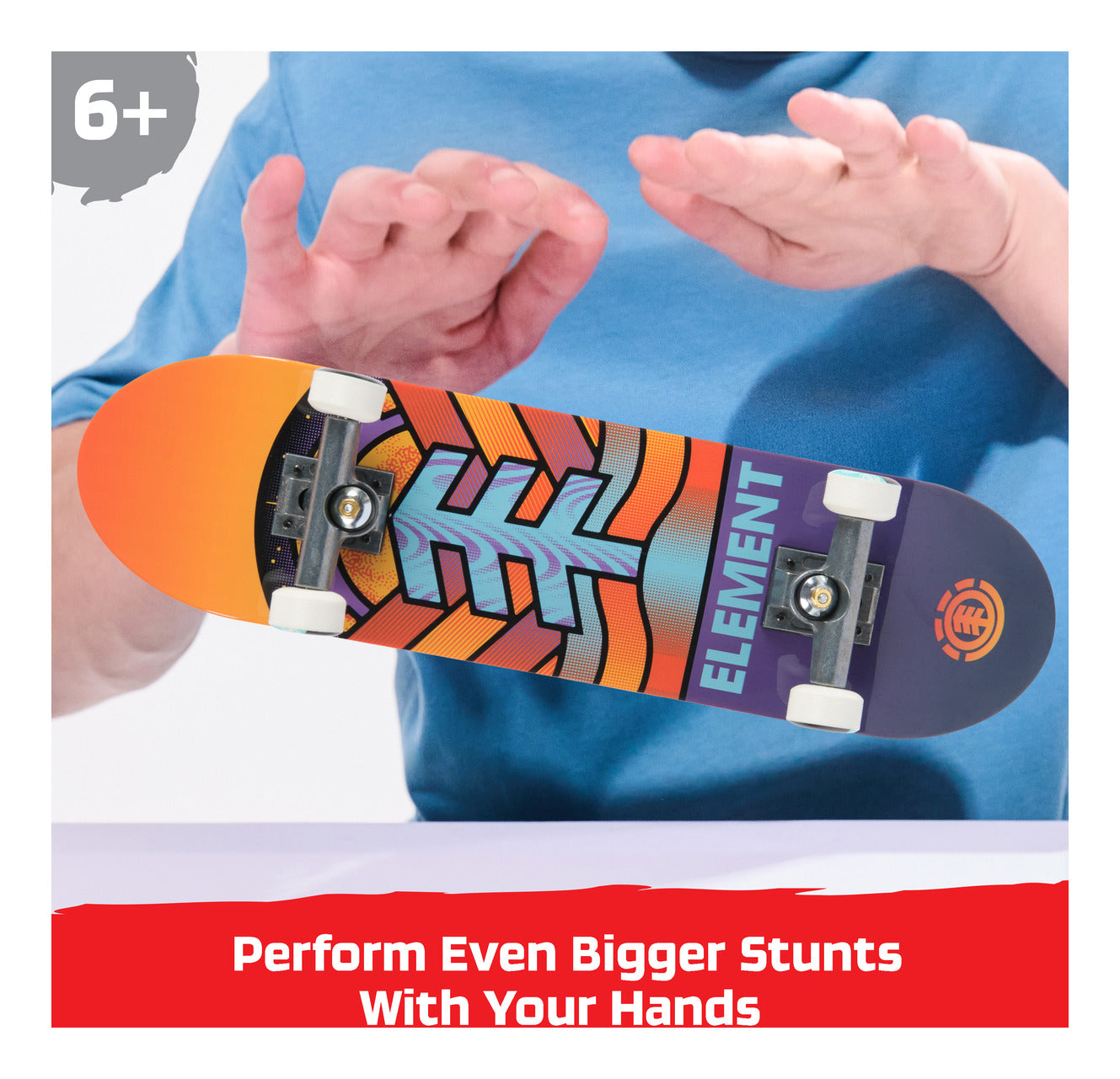 Tech Deck Element Handboard 27cm Authentic Mini Skateboard