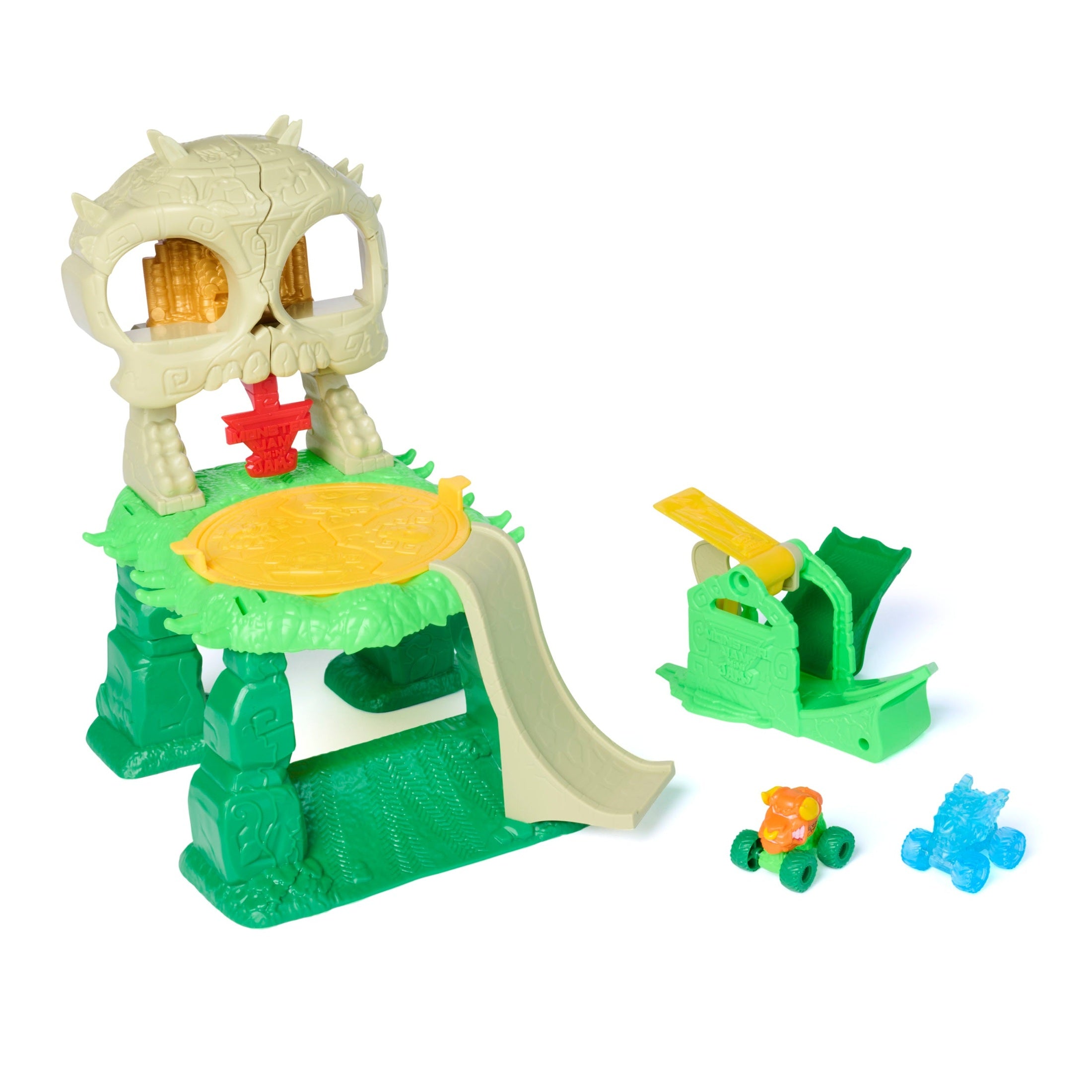 Monster Jam Mini Jams Crash & Crumble Skull Escape Playset