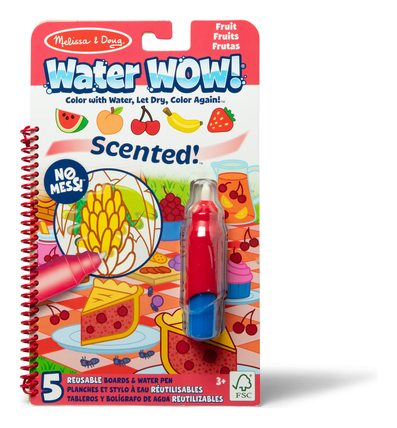 Melissa & Doug Water WOW! Fruit-Scented Water-Reveal Activity Pad