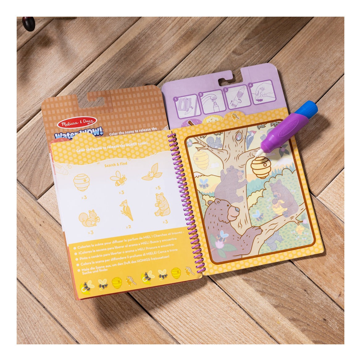 Melissa & Doug Water Wow! Treats Scented Water-Reveal Activity Pad
