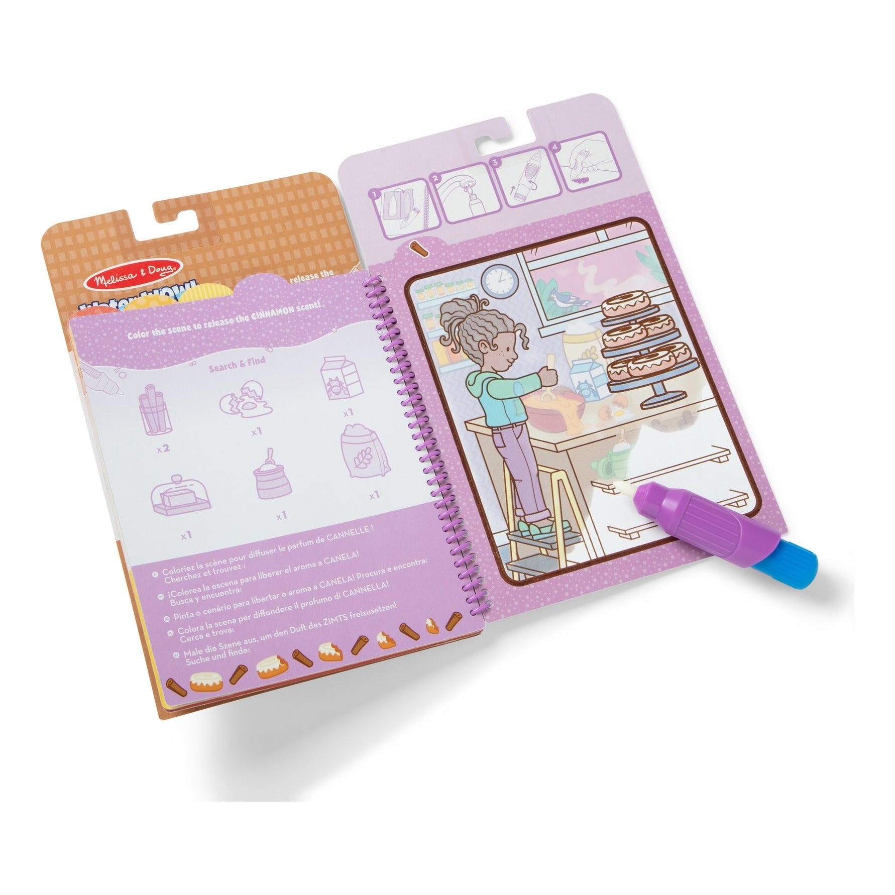 Melissa & Doug Water Wow! Treats Scented Water-Reveal Activity Pad