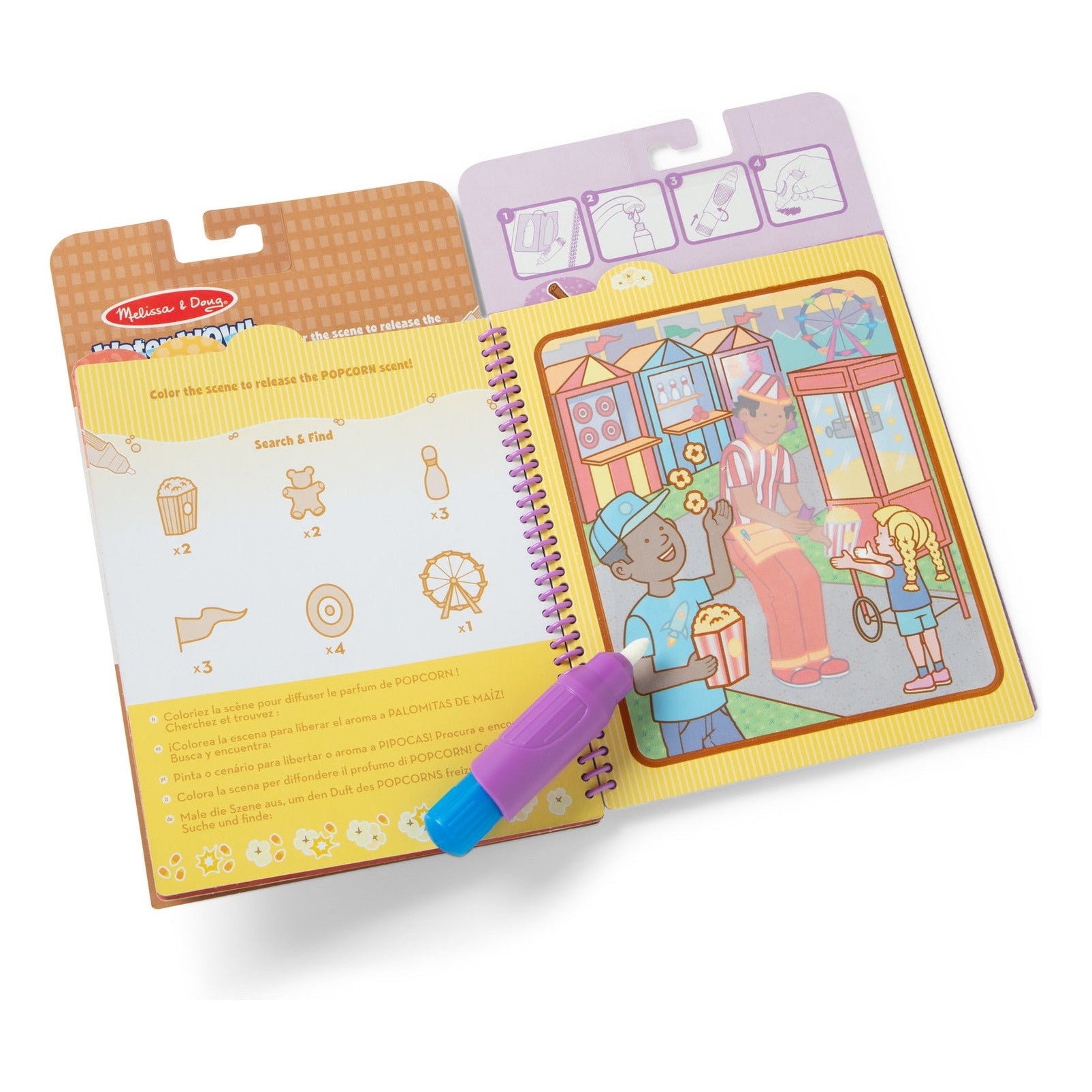 Melissa & Doug Water Wow! Treats Scented Water-Reveal Activity Pad