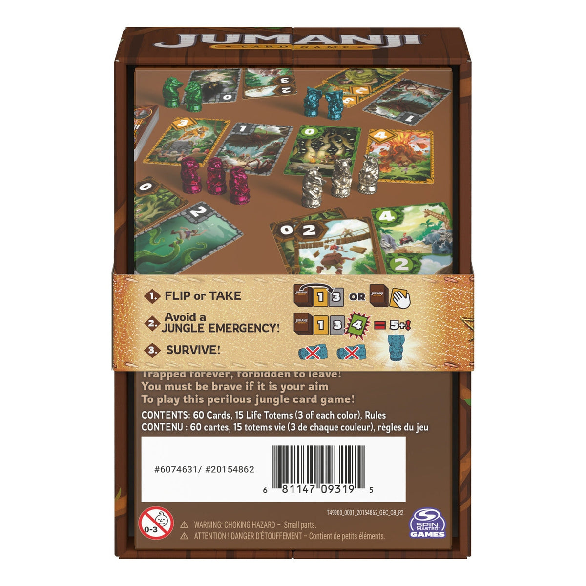 Spin Master Jumanji Card Game