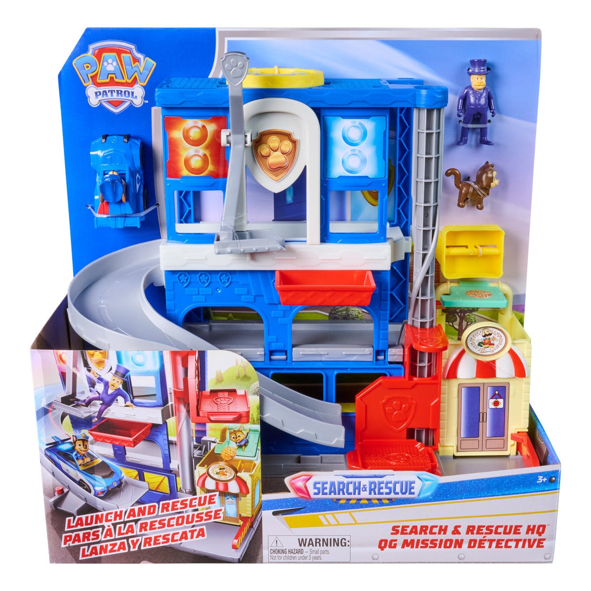 PAW Patrol Search & Rescue HQ Playset with Chase, Humdinger and Kitty