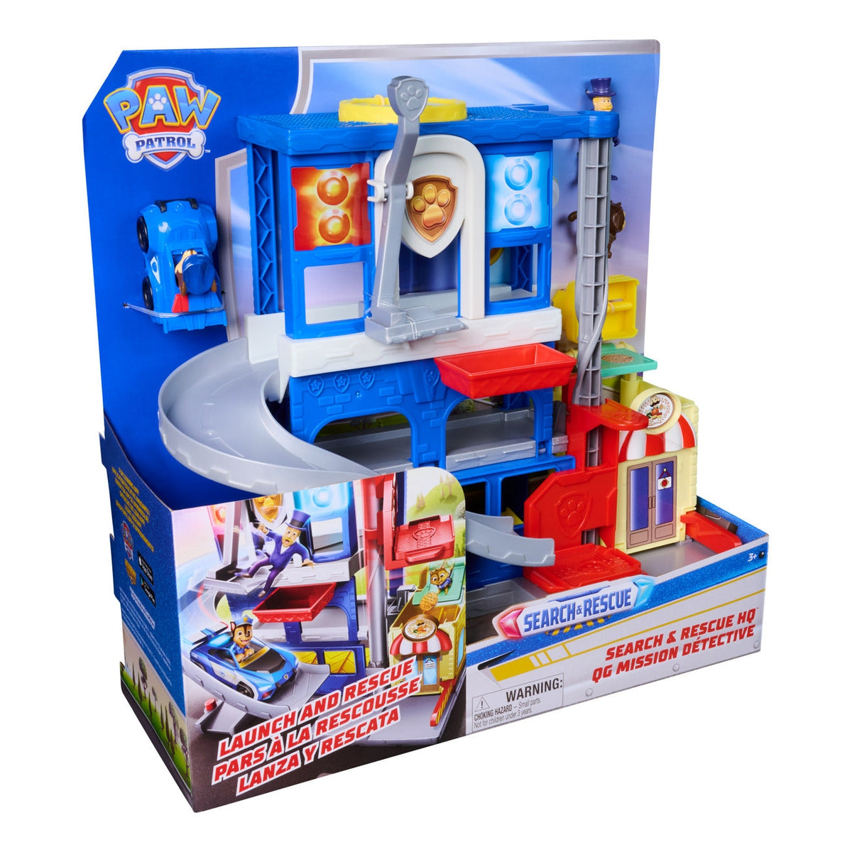 PAW Patrol Search & Rescue HQ Playset with Chase, Humdinger and Kitty