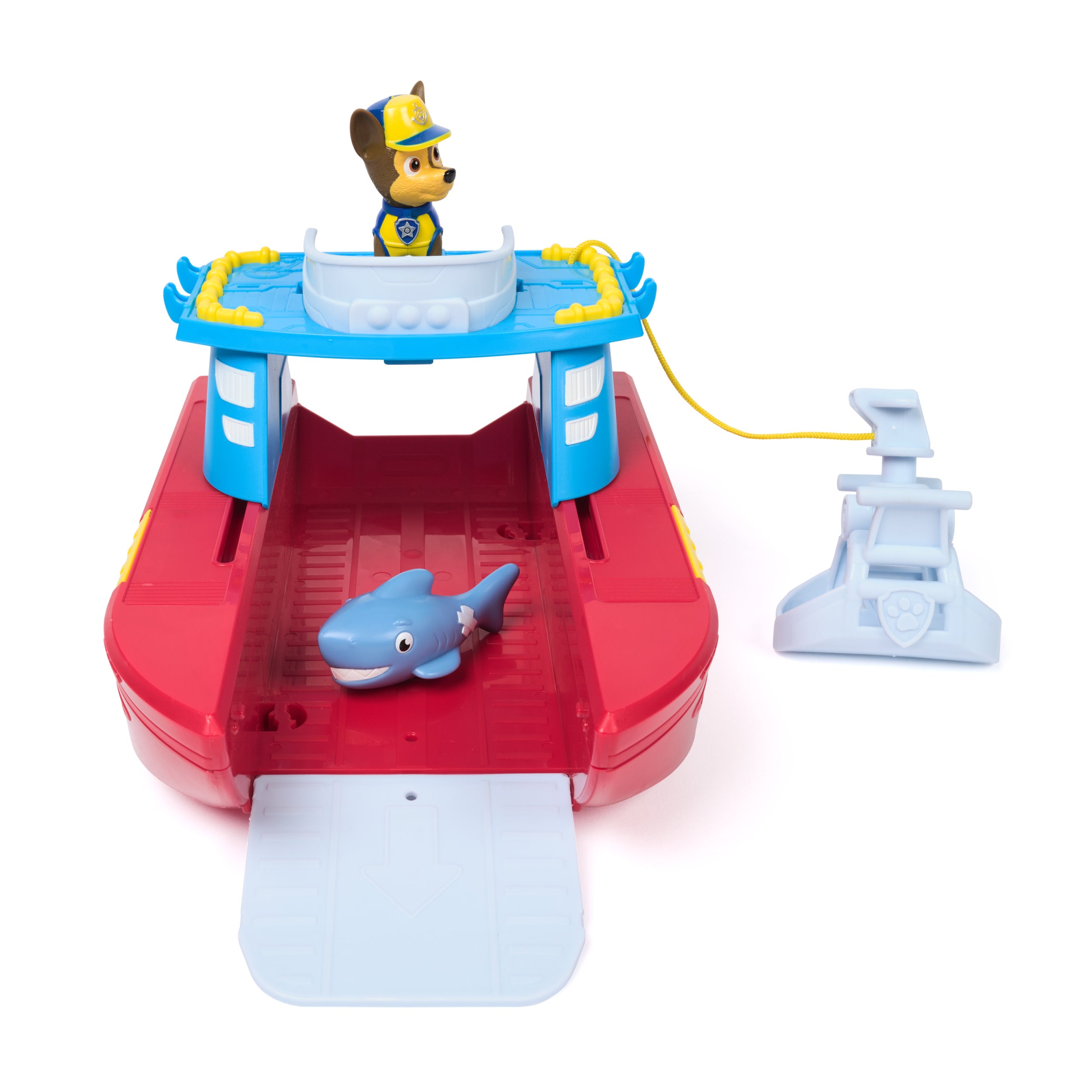 PAW Patrol Sea Patroller Transforming Rescue Vehicle with Chase and Shark Figures