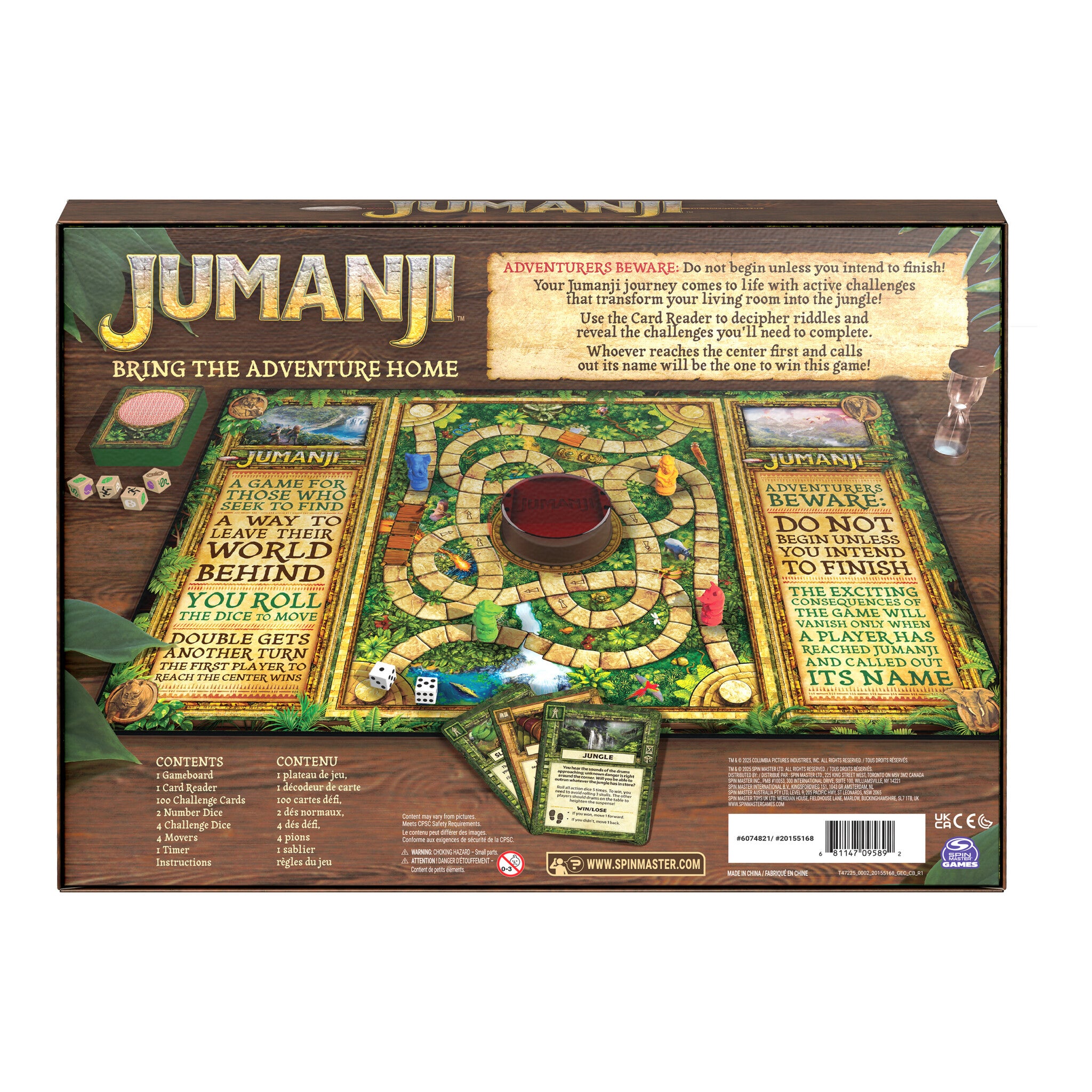 Spin Master Jumanji The Game 30th Anniversary Edition Board Game