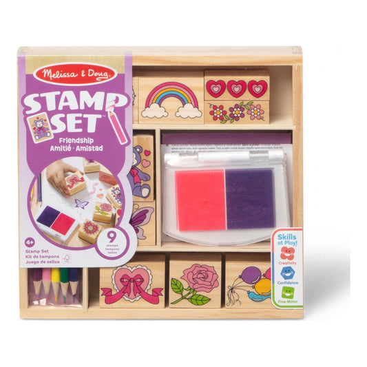 Melissa & Doug Friendship Wooden Stamp Set