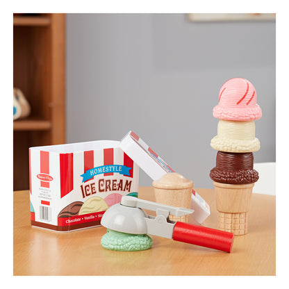 Melissa & Doug Scoop & Stack Ice Cream Cone Playset