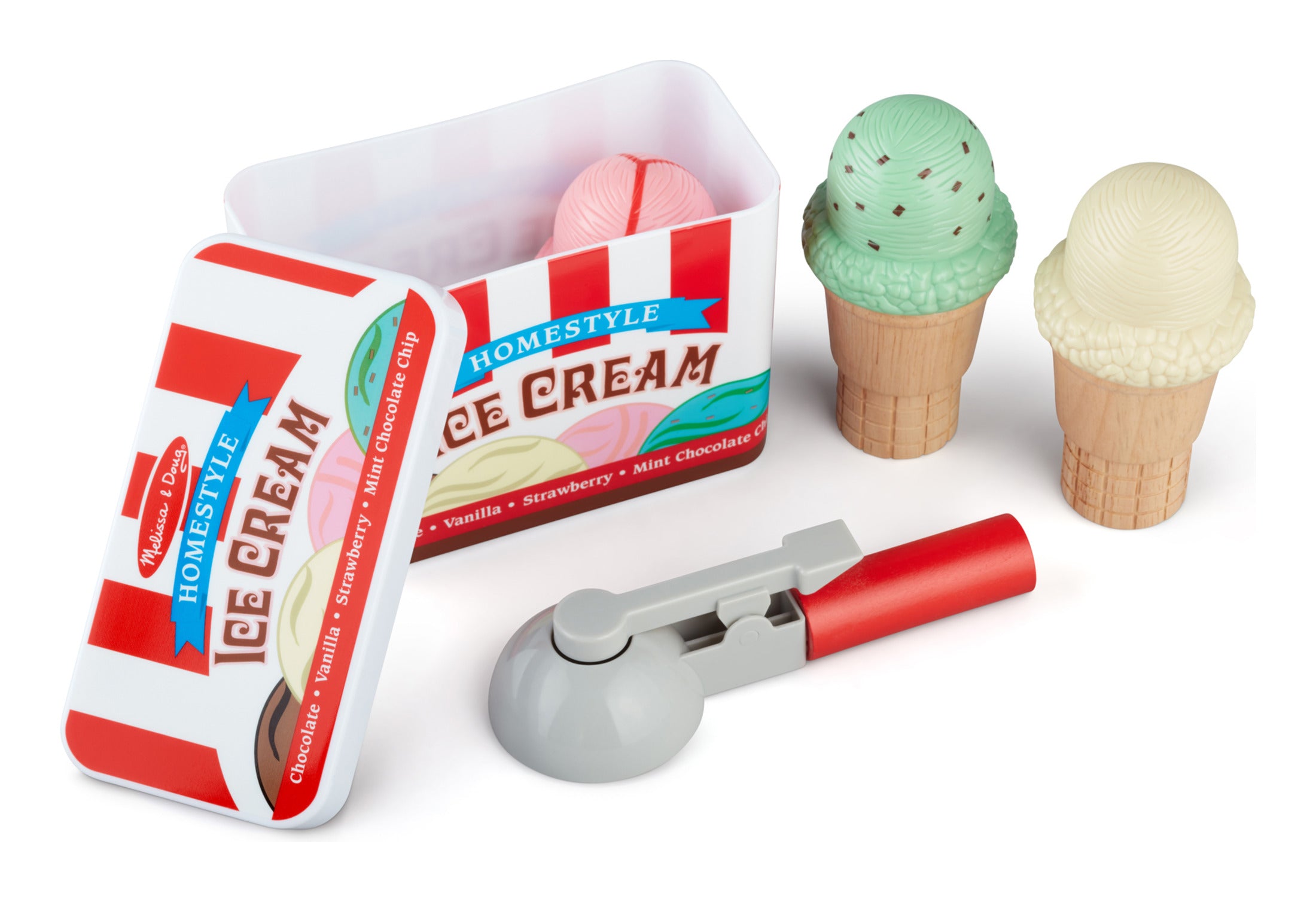 Melissa & Doug Scoop & Stack Ice Cream Cone Playset
