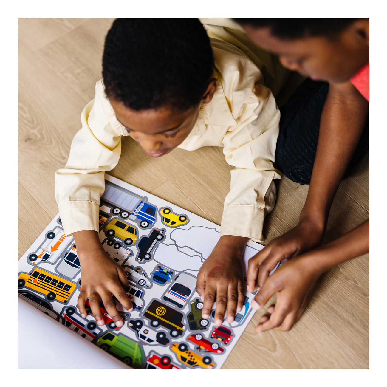 Melissa & Doug Reusable Vehicle Sticker Pad – 165+ Stickers