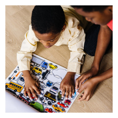 Melissa & Doug Reusable Vehicle Sticker Pad – 165+ Stickers
