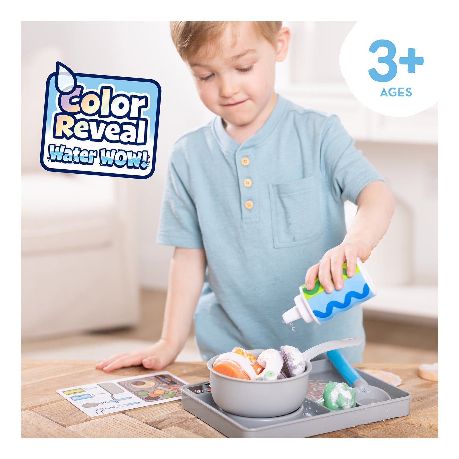 Melissa & Doug Simmer & Stir Stovetop Play Set with Colour-Changing Food