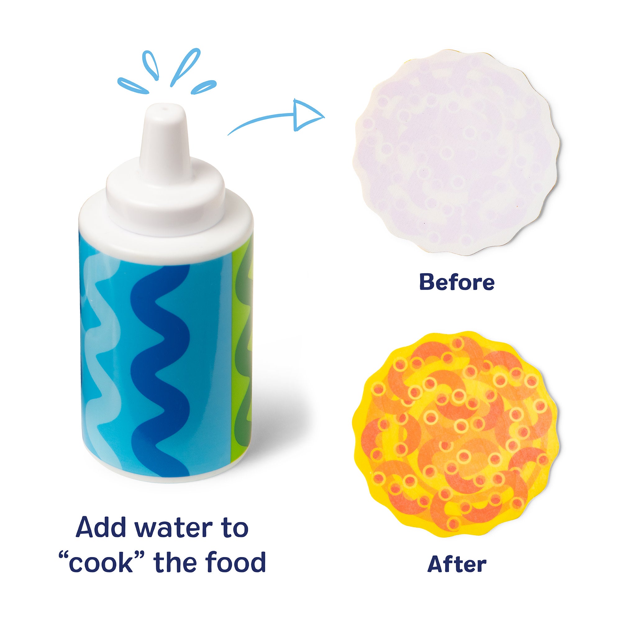 Melissa & Doug Simmer & Stir Stovetop Play Set with Colour-Changing Food