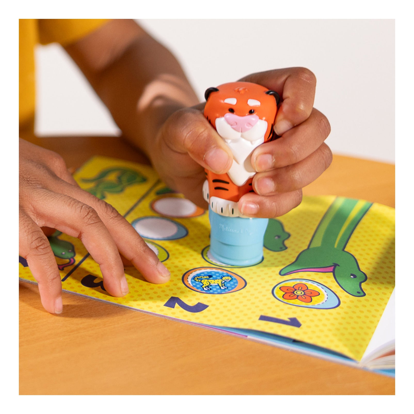 Melissa & Doug Sticker WOW! Tiger Sticker Stamper & Activity Pad