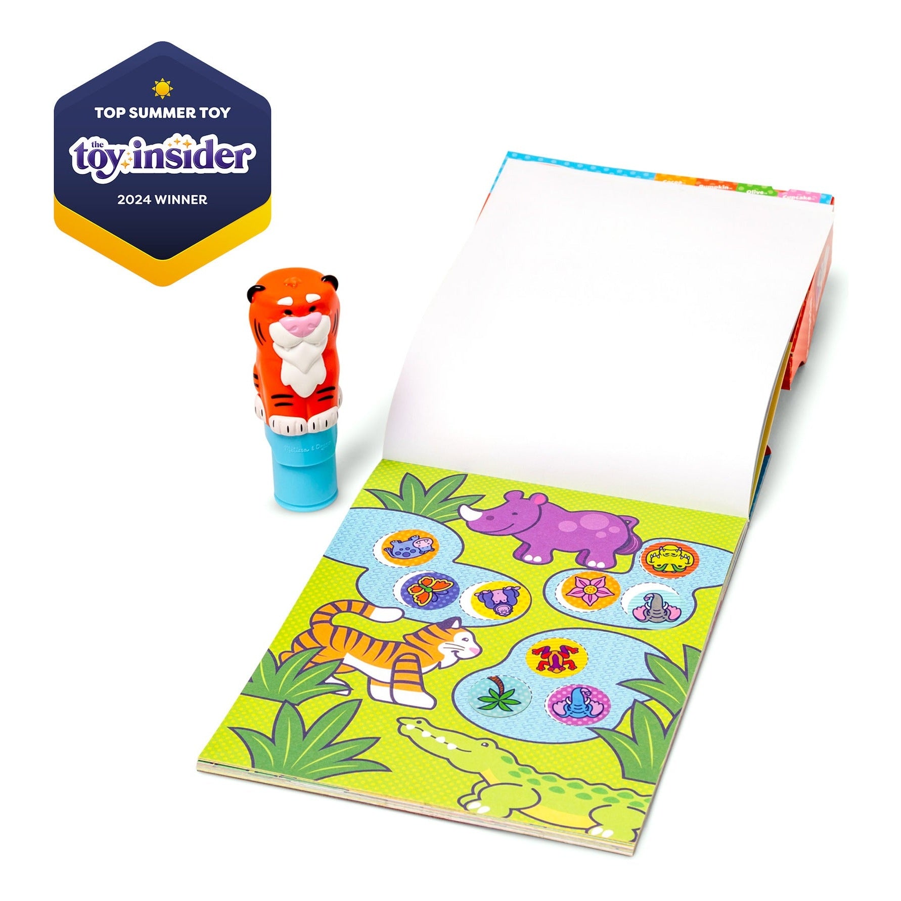 Melissa & Doug Sticker WOW! Tiger Sticker Stamper & Activity Pad