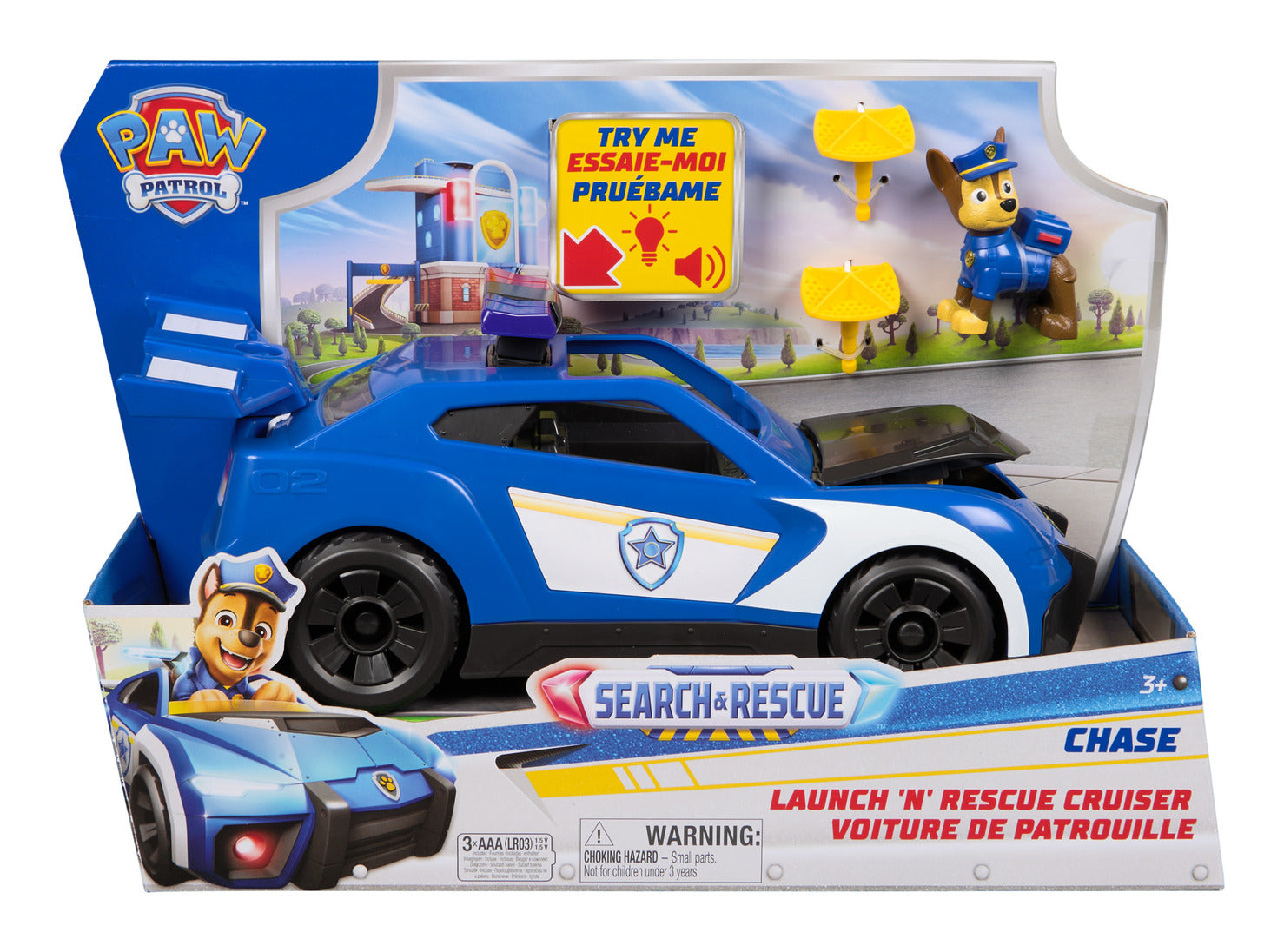 PAW Patrol Search & Rescue Chase Launch 'N' Rescue Cruiser