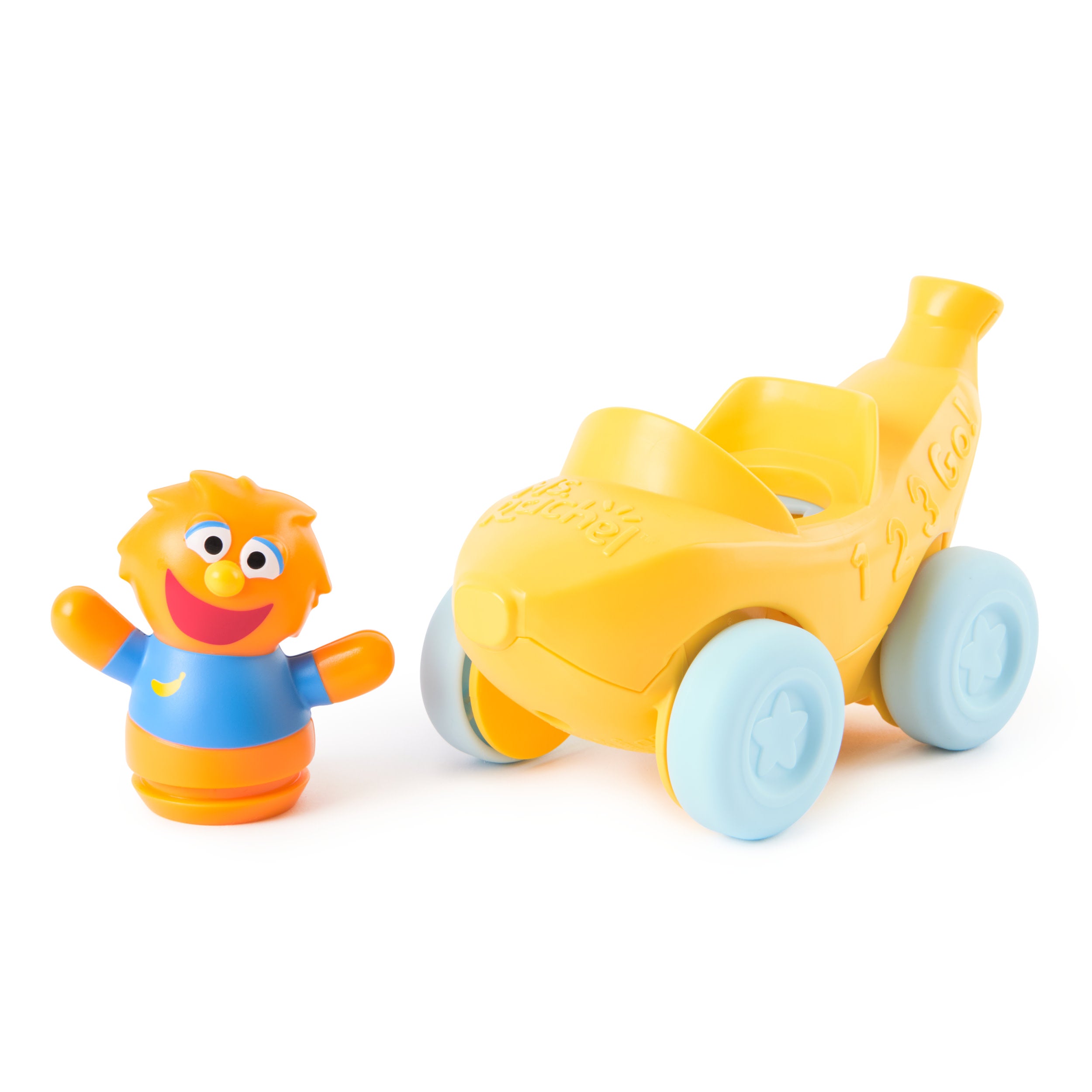 Ms. Rachel Herbie’s 1-2-3 Roll! Pull-Back Vehicle with Figure