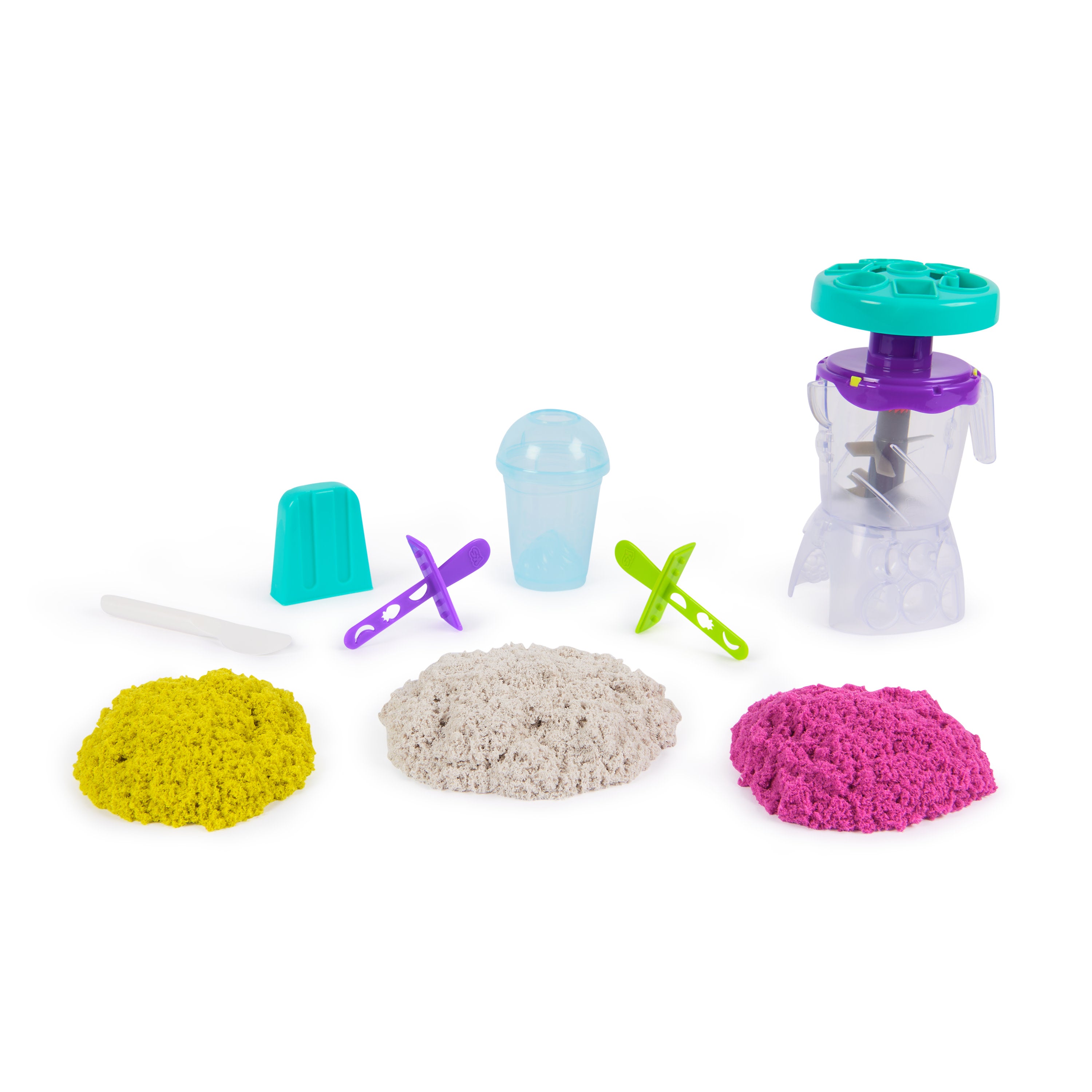 Kinetic Sand Smoothie Mixer Playset with 396g Sand