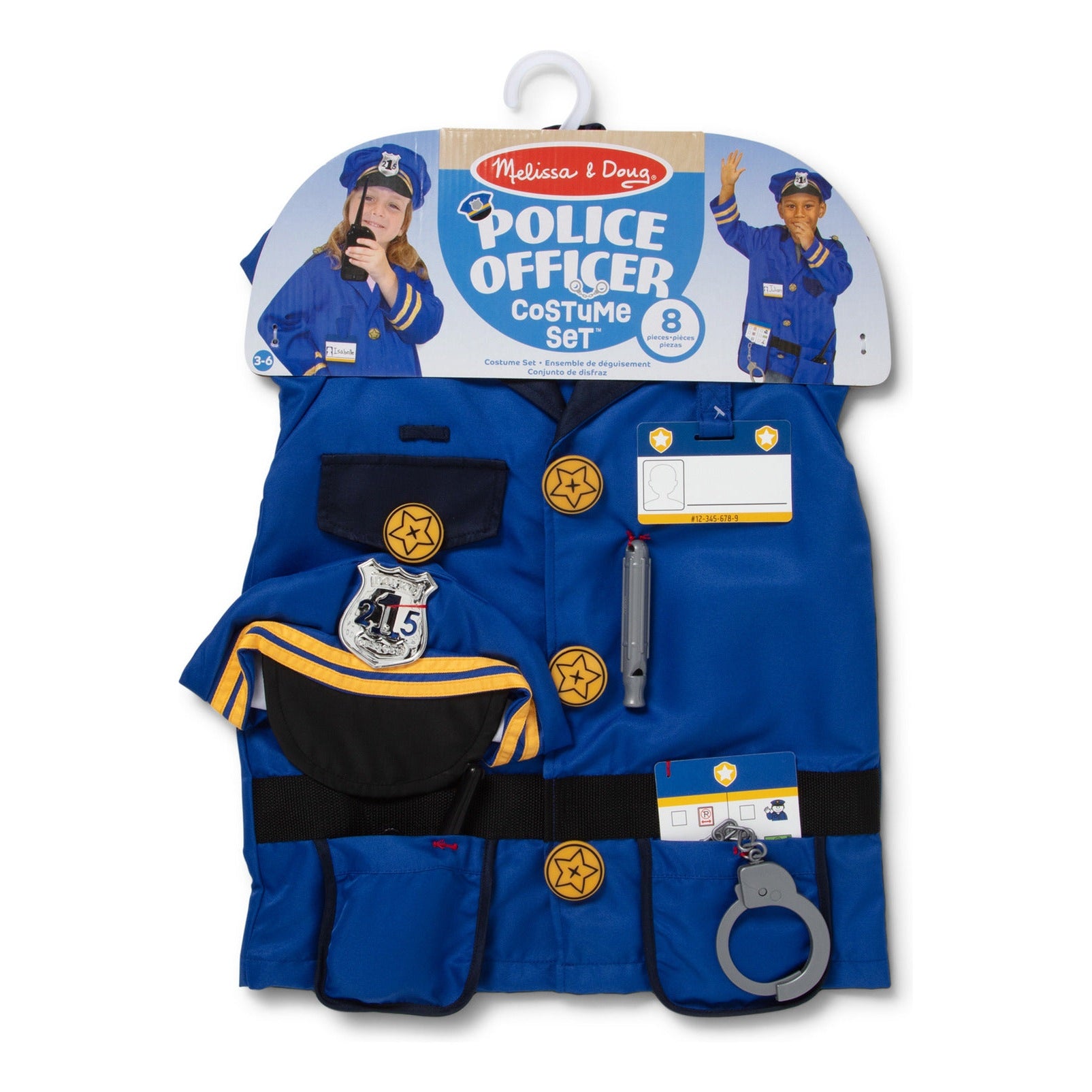 Melissa & Doug Police Officer Role Play Dress-Up Set