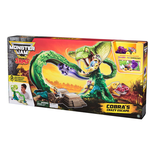 Monster Jam Mini Jams Cobra’s Crazy Escape Motorised Playset