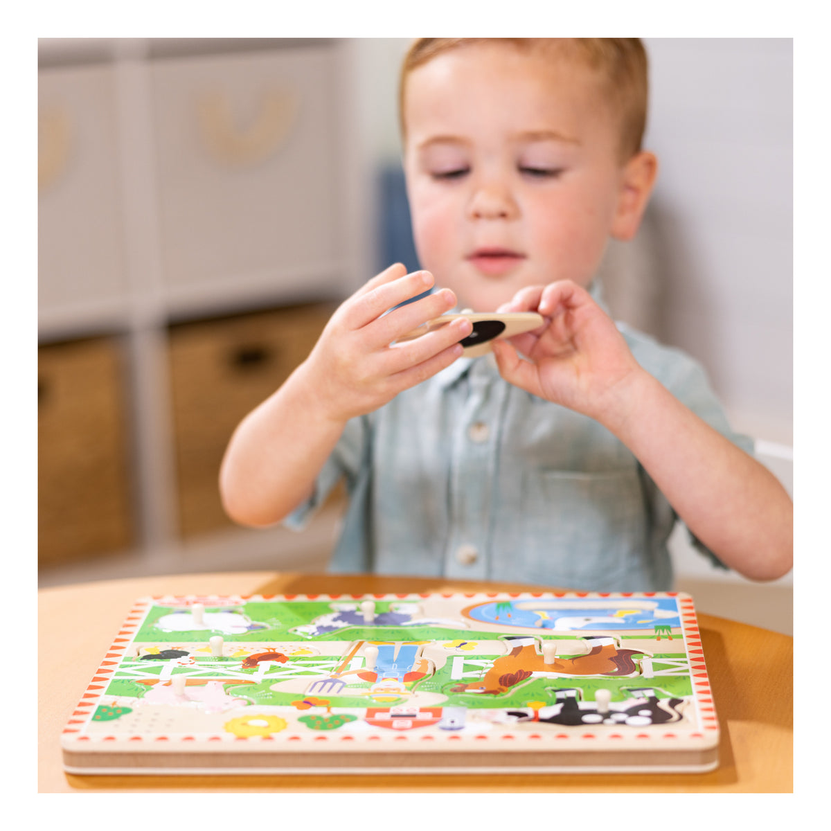 Melissa & Doug Sound Puzzle Astd In Tray Educational Toy