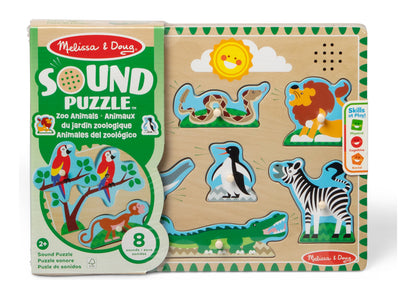 Melissa & Doug Sound Puzzle Astd In Tray Educational Toy