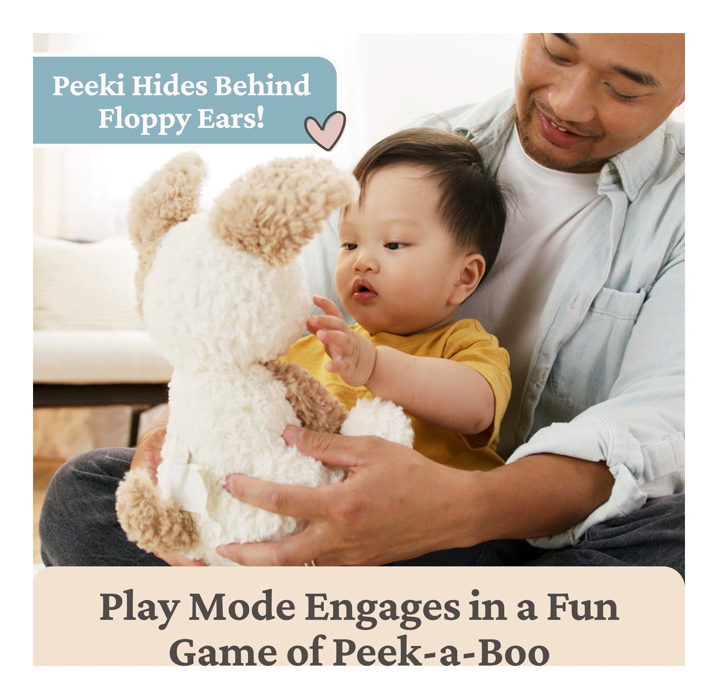 GUND Peeki the Puppy Animated Interactive Plush Toy