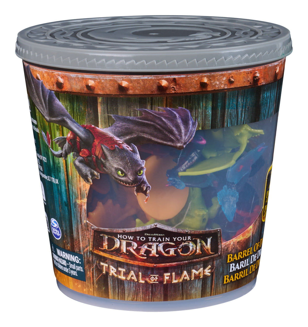 DreamWorks Dragons Trial of Flame Barrel of Dragons 25 Figures